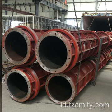 Pra-stres Circle Beton Pile Steel Cetakan 300-600mm